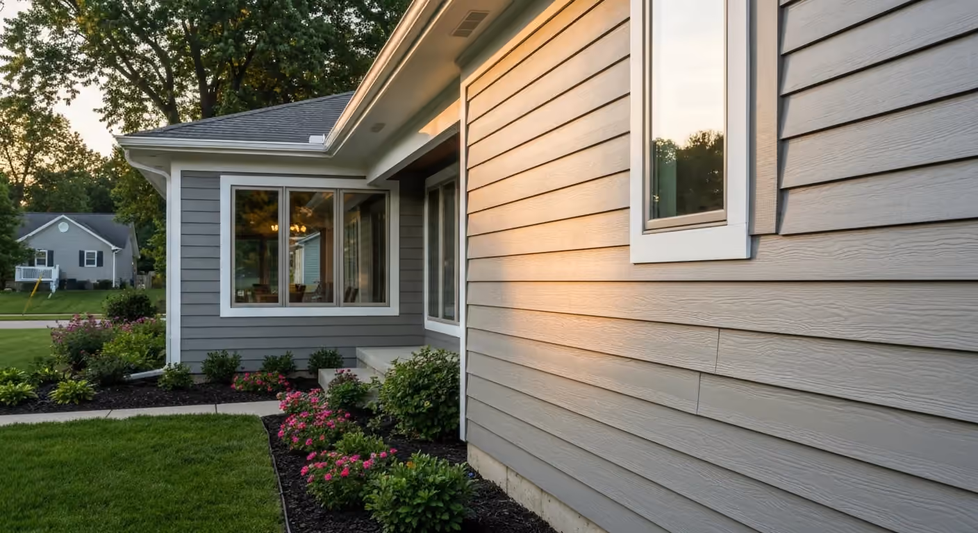 Fiber Cement Siding on a central Kentucky property